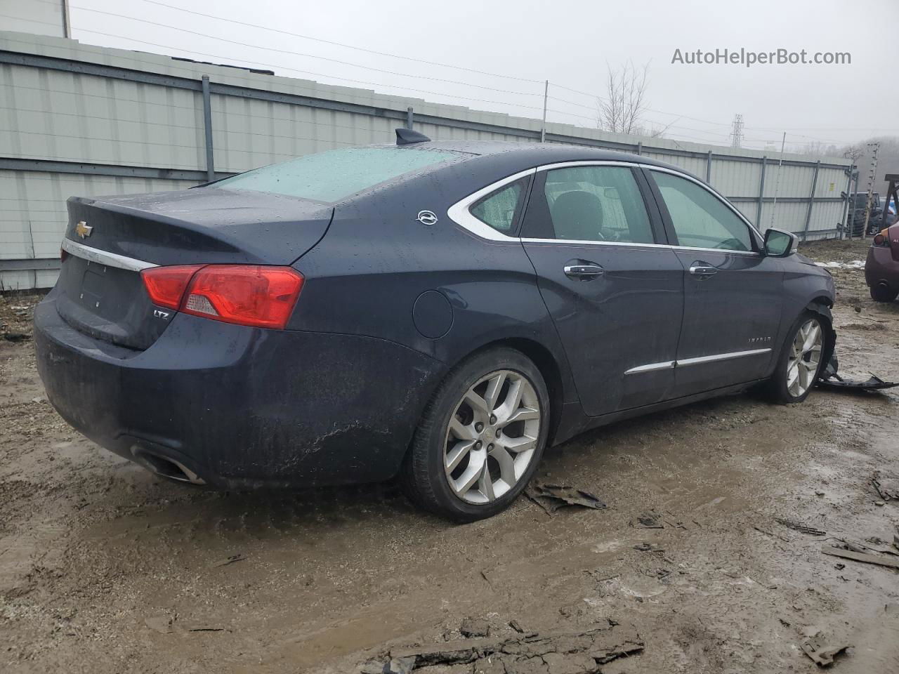 2016 Chevrolet Impala Ltz Синий vin: 1G1145S35GU113354