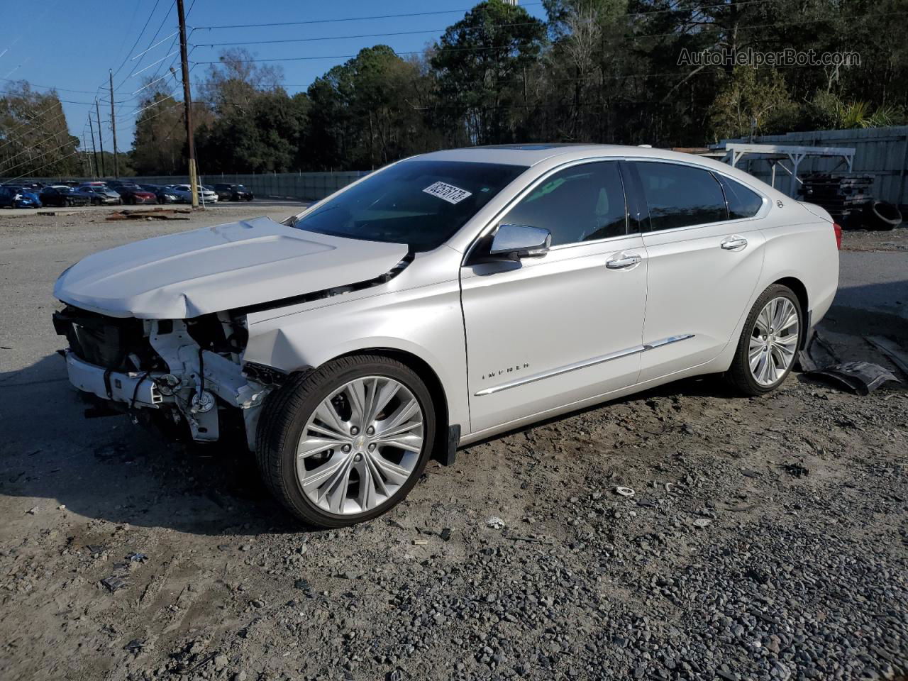 2017 Chevrolet Impala Premier Белый vin: 1G1145S35HU215304