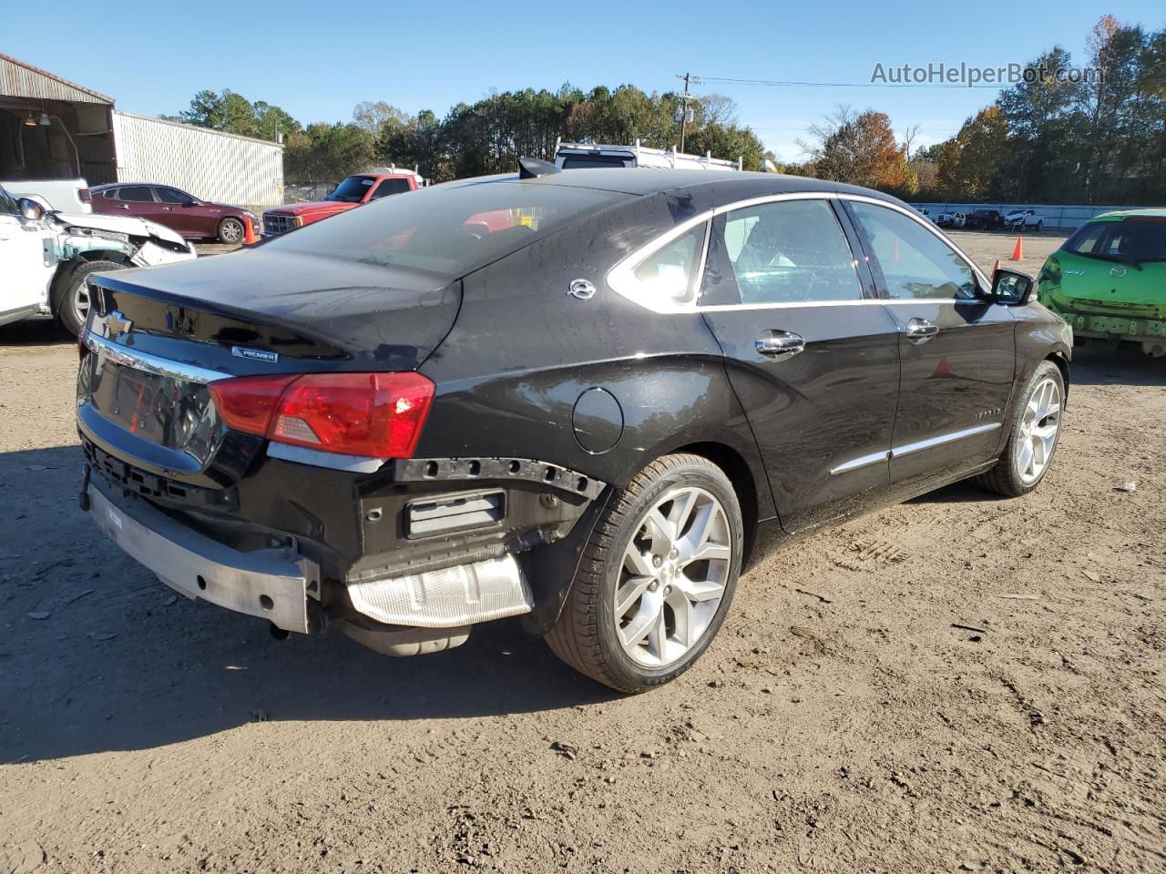 2017 Chevrolet Impala Premier Черный vin: 1G1145S36HU154058