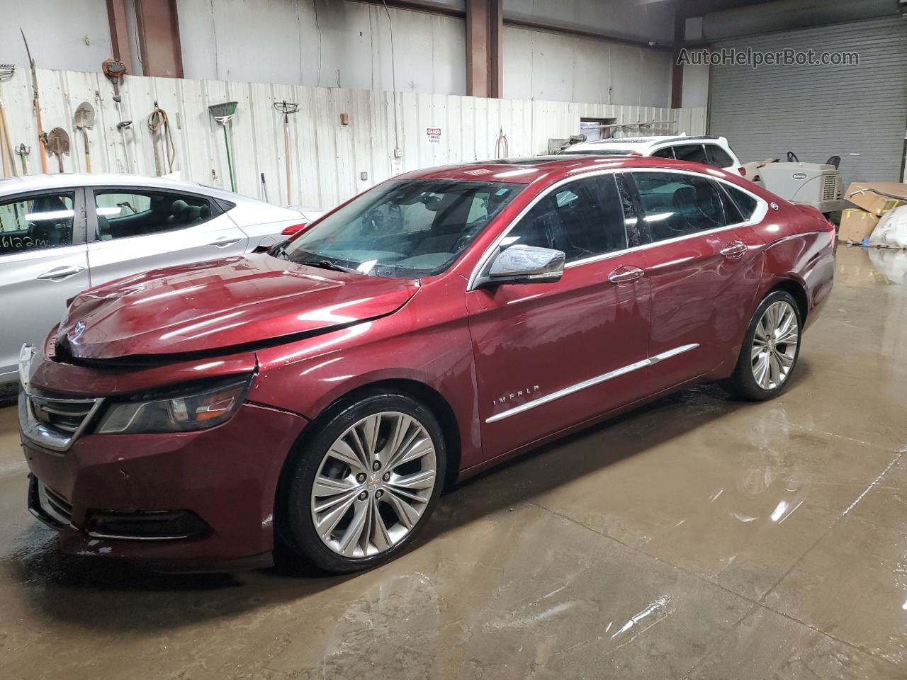 2017 Chevrolet Impala Premier Maroon vin: 1G1145S37HU122218