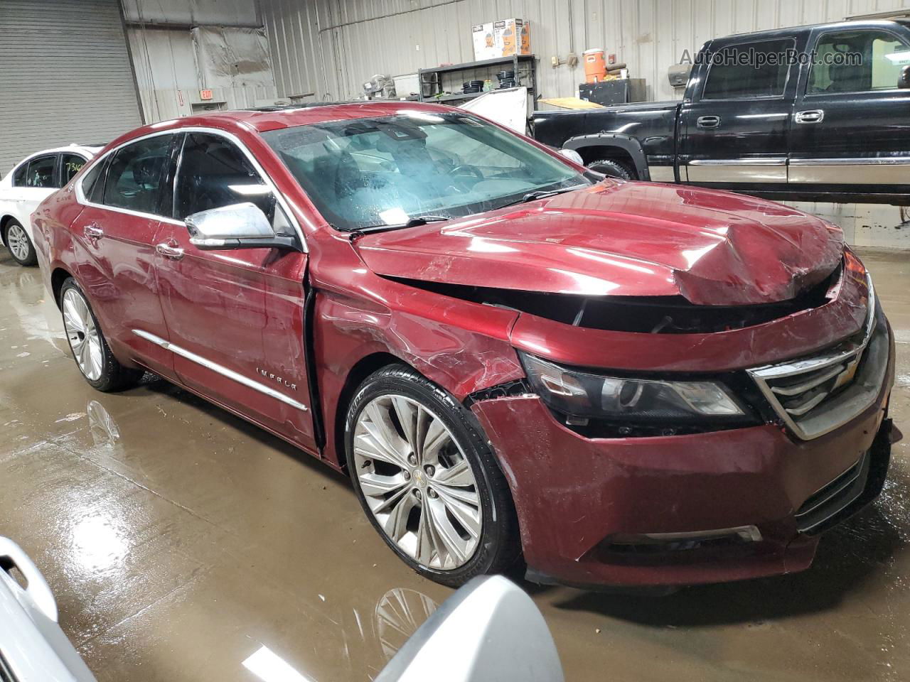 2017 Chevrolet Impala Premier Maroon vin: 1G1145S37HU122218