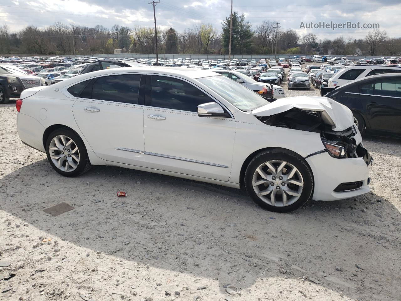 2016 Chevrolet Impala Ltz White vin: 1G1145S38GU161253