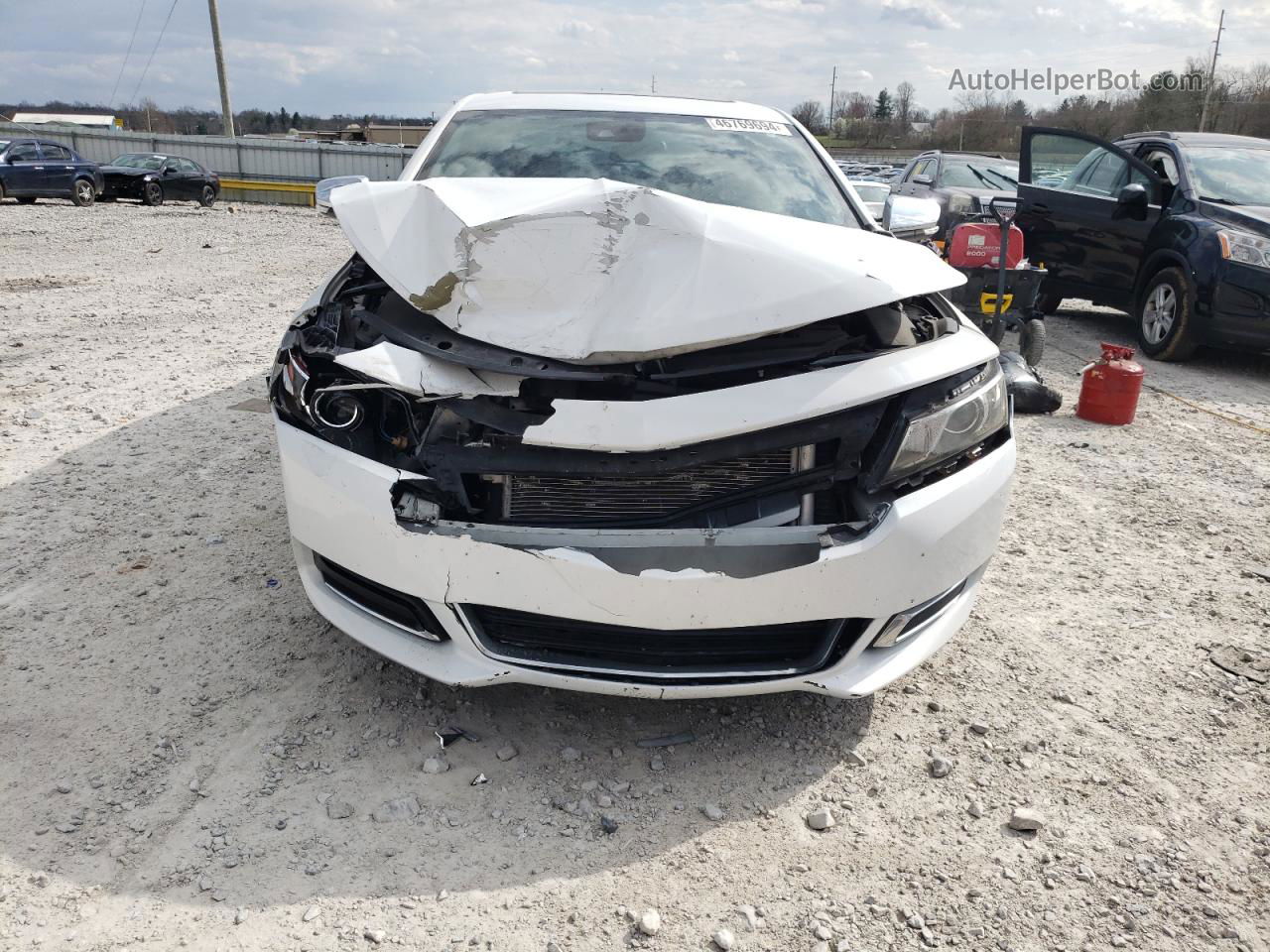 2016 Chevrolet Impala Ltz White vin: 1G1145S38GU161253