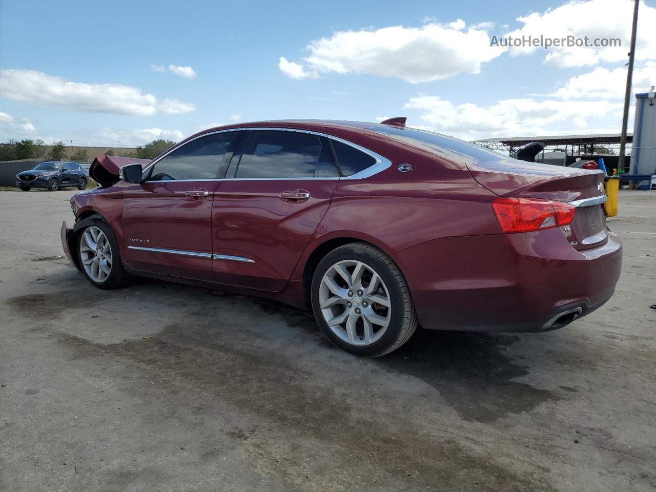 2016 Chevrolet Impala Ltz Burgundy vin: 1G1145S38GU163956