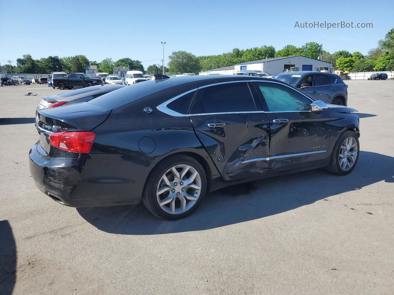 2017 Chevrolet Impala Premier Черный vin: 1G1145S38HU173839