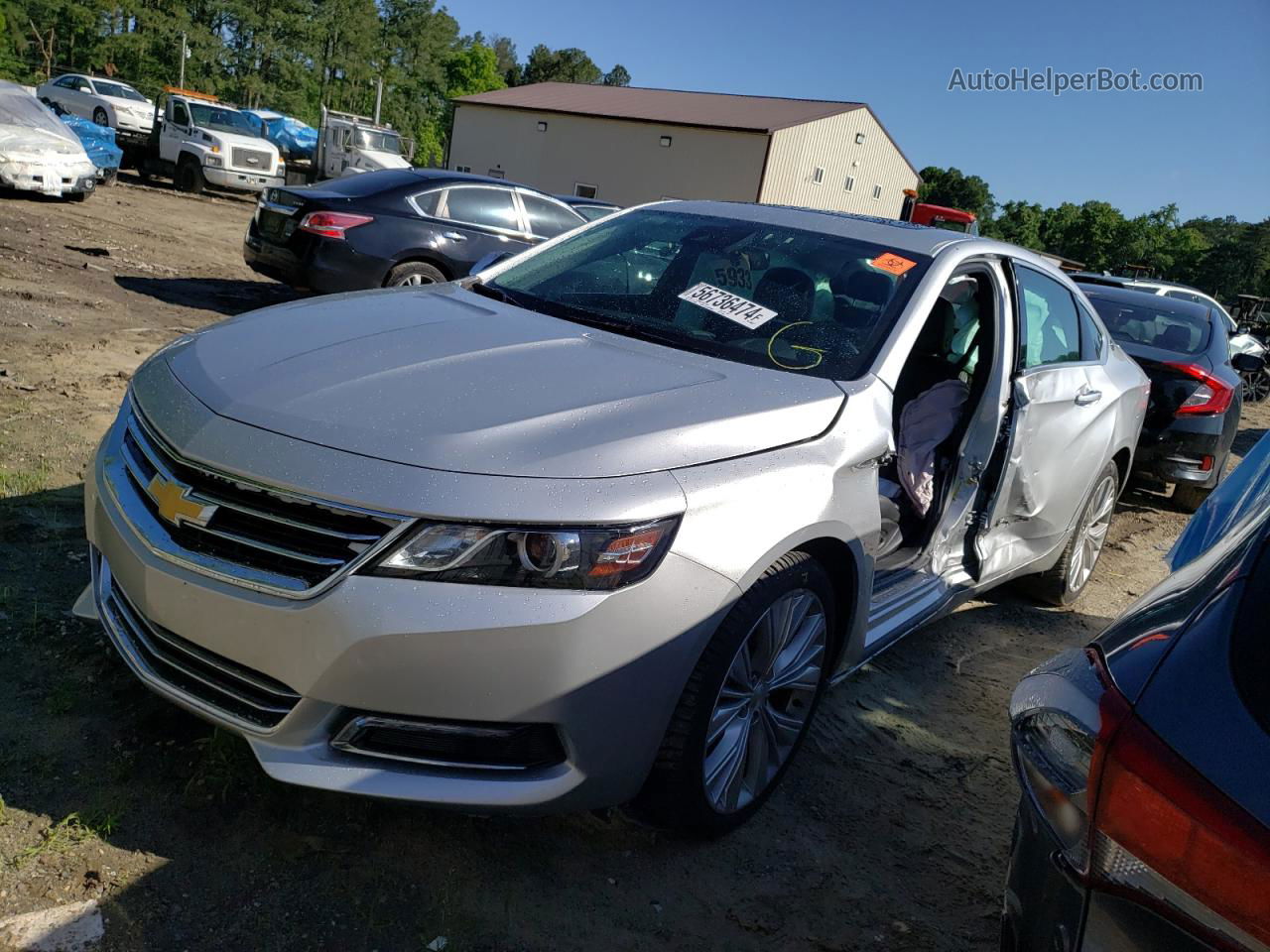 2017 Chevrolet Impala Premier Silver vin: 1G1145S39HU211904