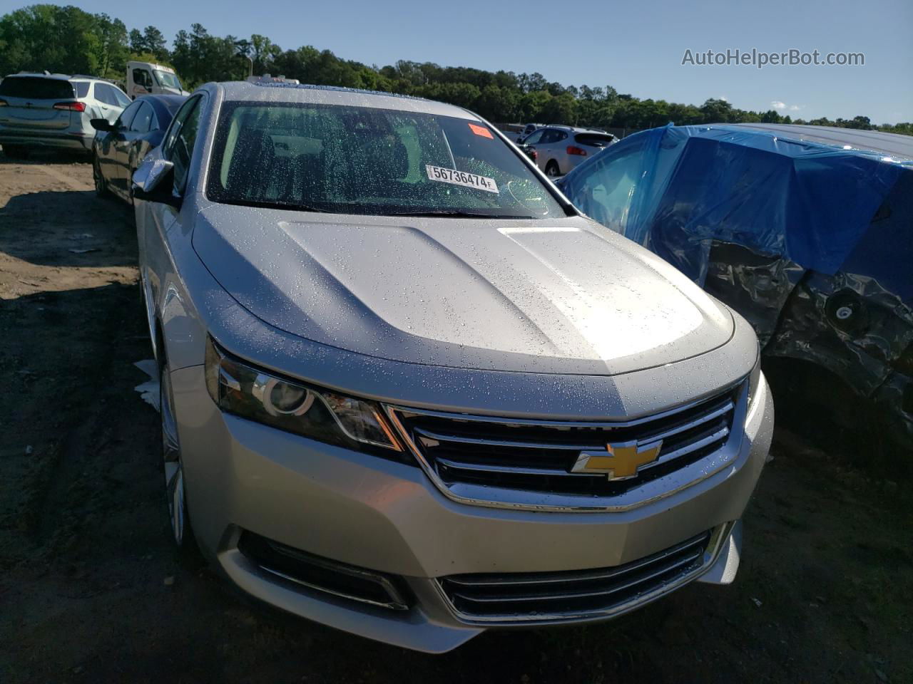 2017 Chevrolet Impala Premier Silver vin: 1G1145S39HU211904