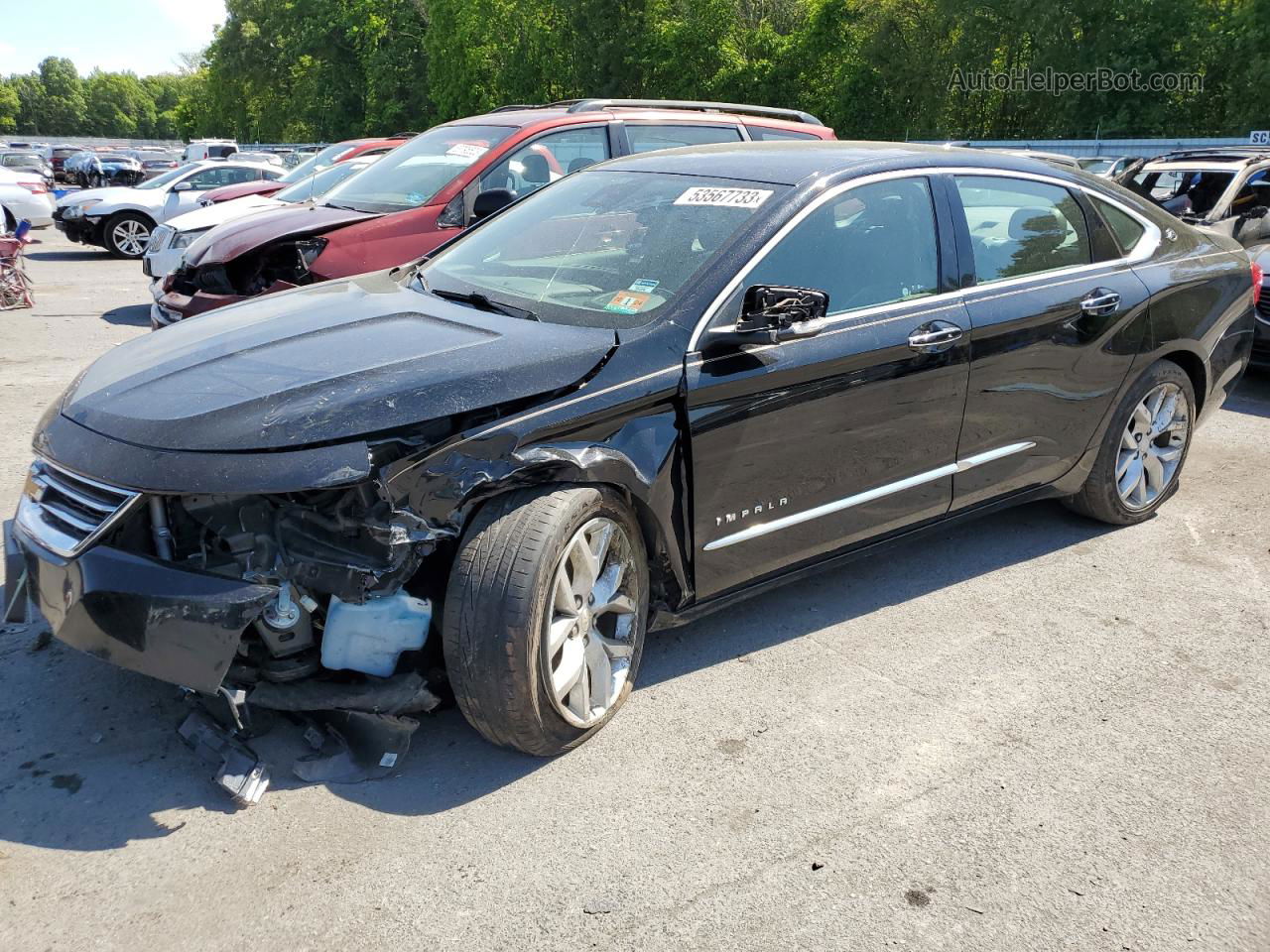 2017 Chevrolet Impala Premier Black vin: 1G1145S3XHU144262