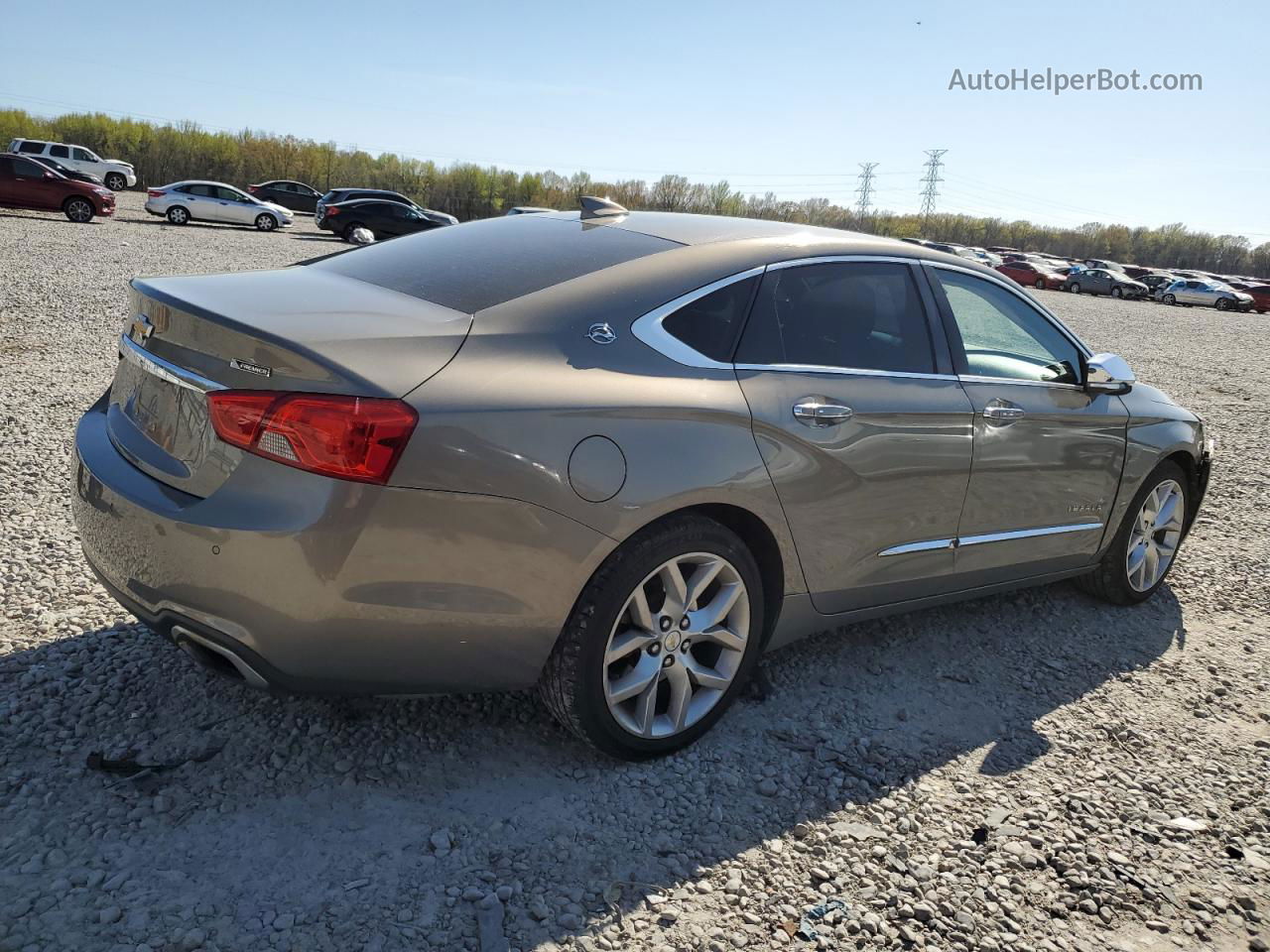 2017 Chevrolet Impala Premier Желто-коричневый vin: 1G1145S3XHU190450