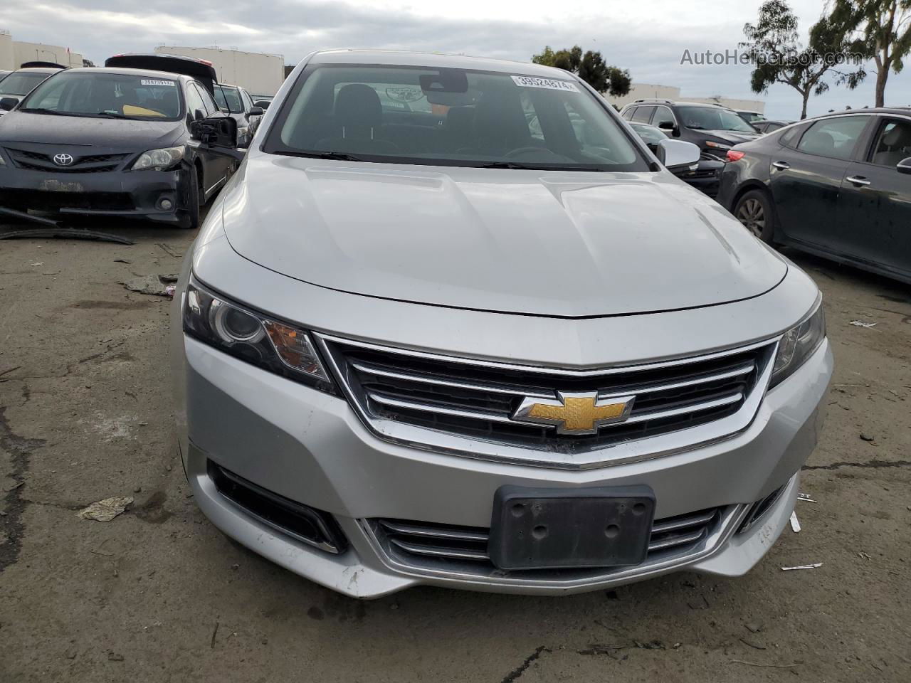 2014 Chevrolet Impala Ltz Silver vin: 1G1145SL3EU125435