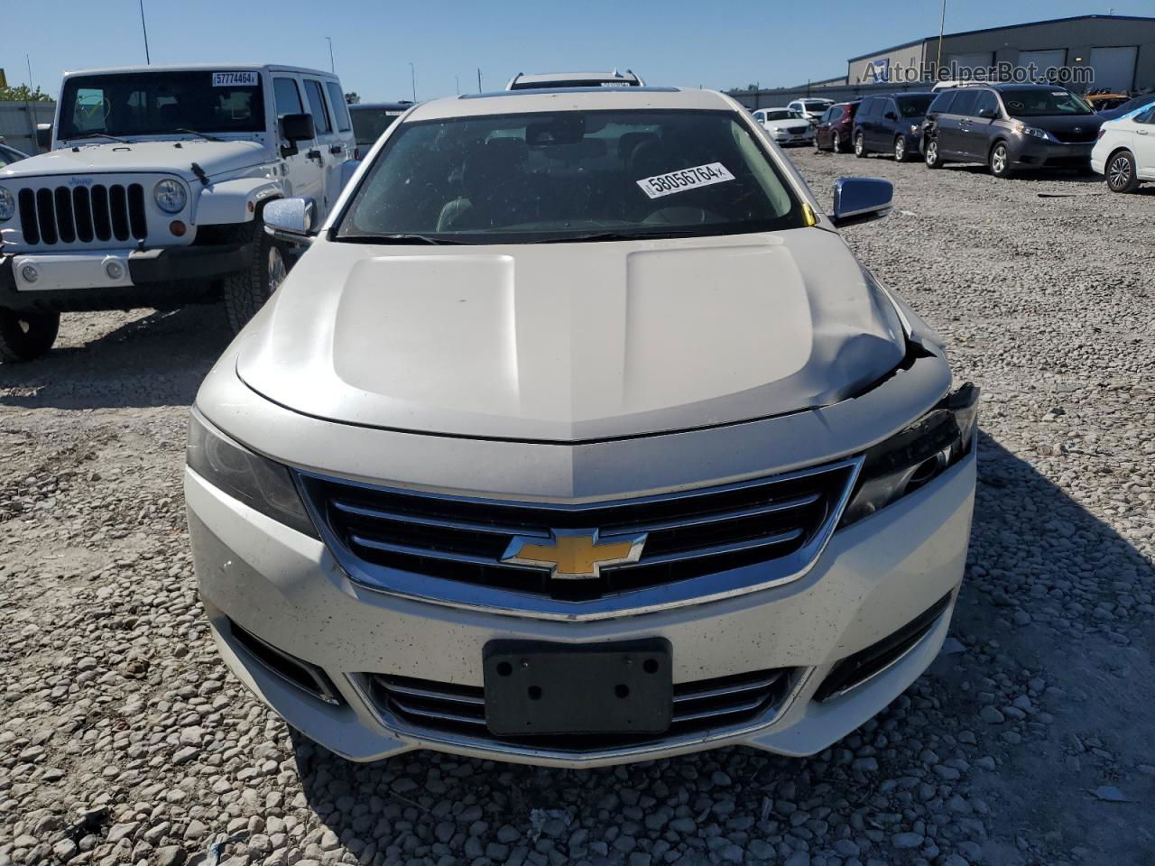 2014 Chevrolet Impala Ltz White vin: 1G1155S32EU143518