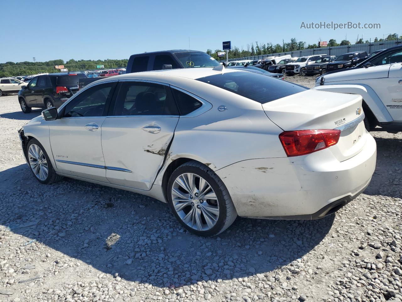 2014 Chevrolet Impala Ltz White vin: 1G1155S32EU143518