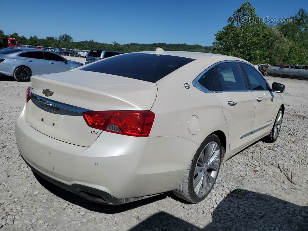 2014 Chevrolet Impala Ltz White vin: 1G1155S32EU143518