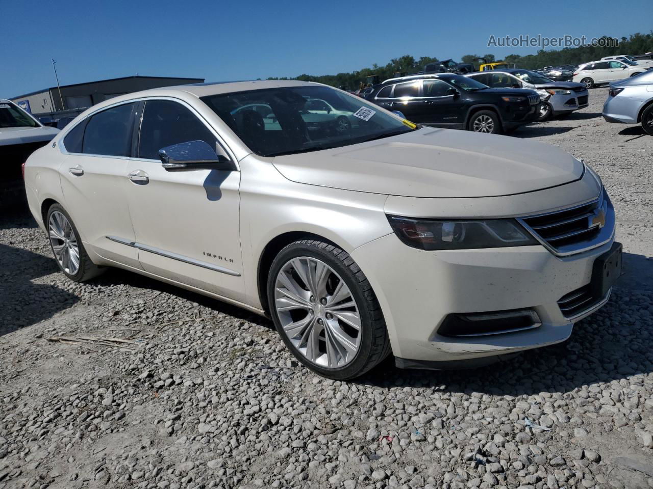 2014 Chevrolet Impala Ltz White vin: 1G1155S32EU143518