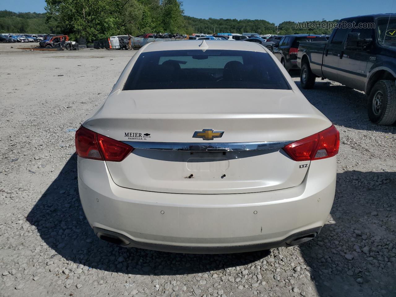 2014 Chevrolet Impala Ltz White vin: 1G1155S32EU143518