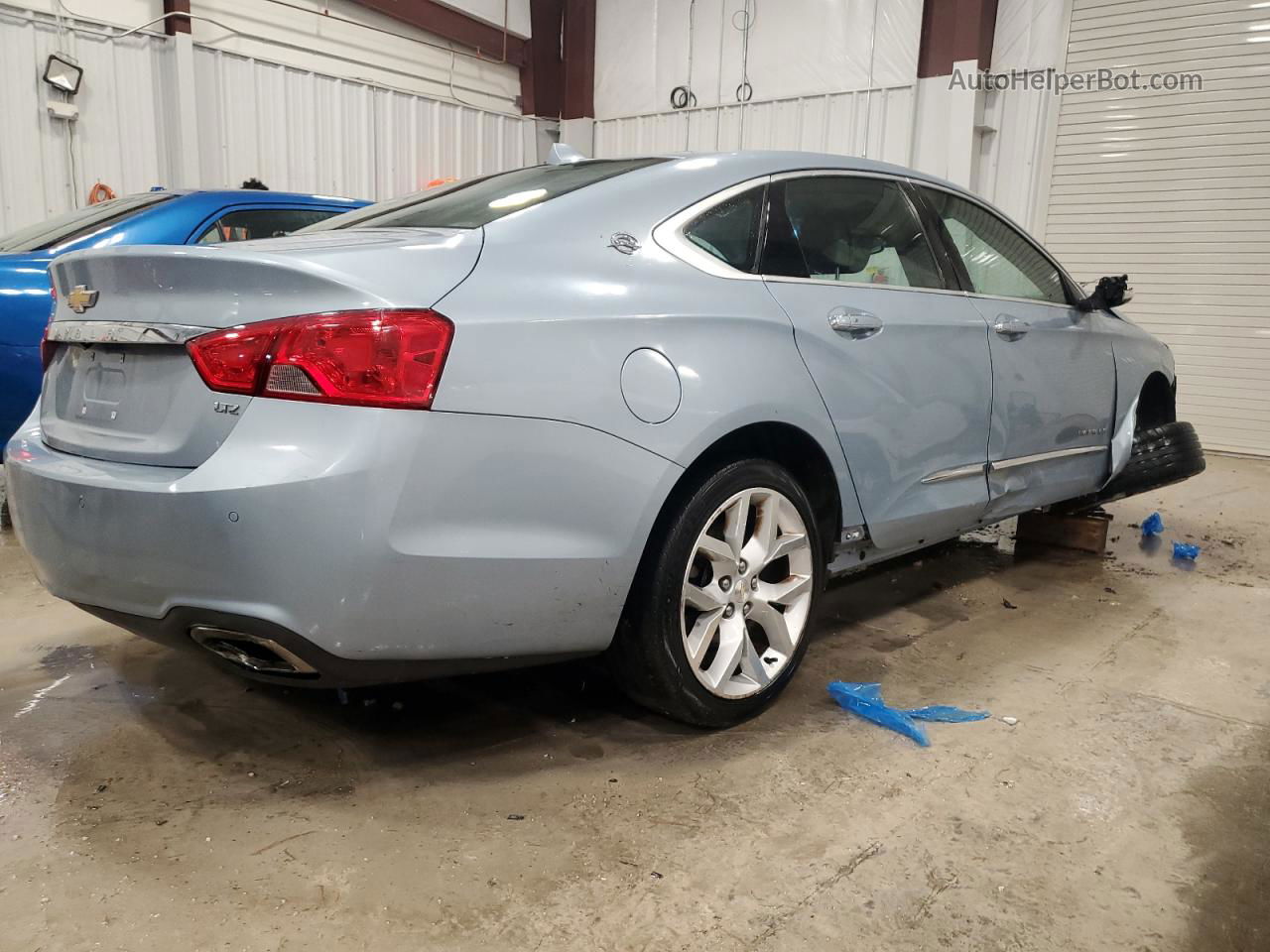 2014 Chevrolet Impala Ltz Blue vin: 1G1155S34EU118278