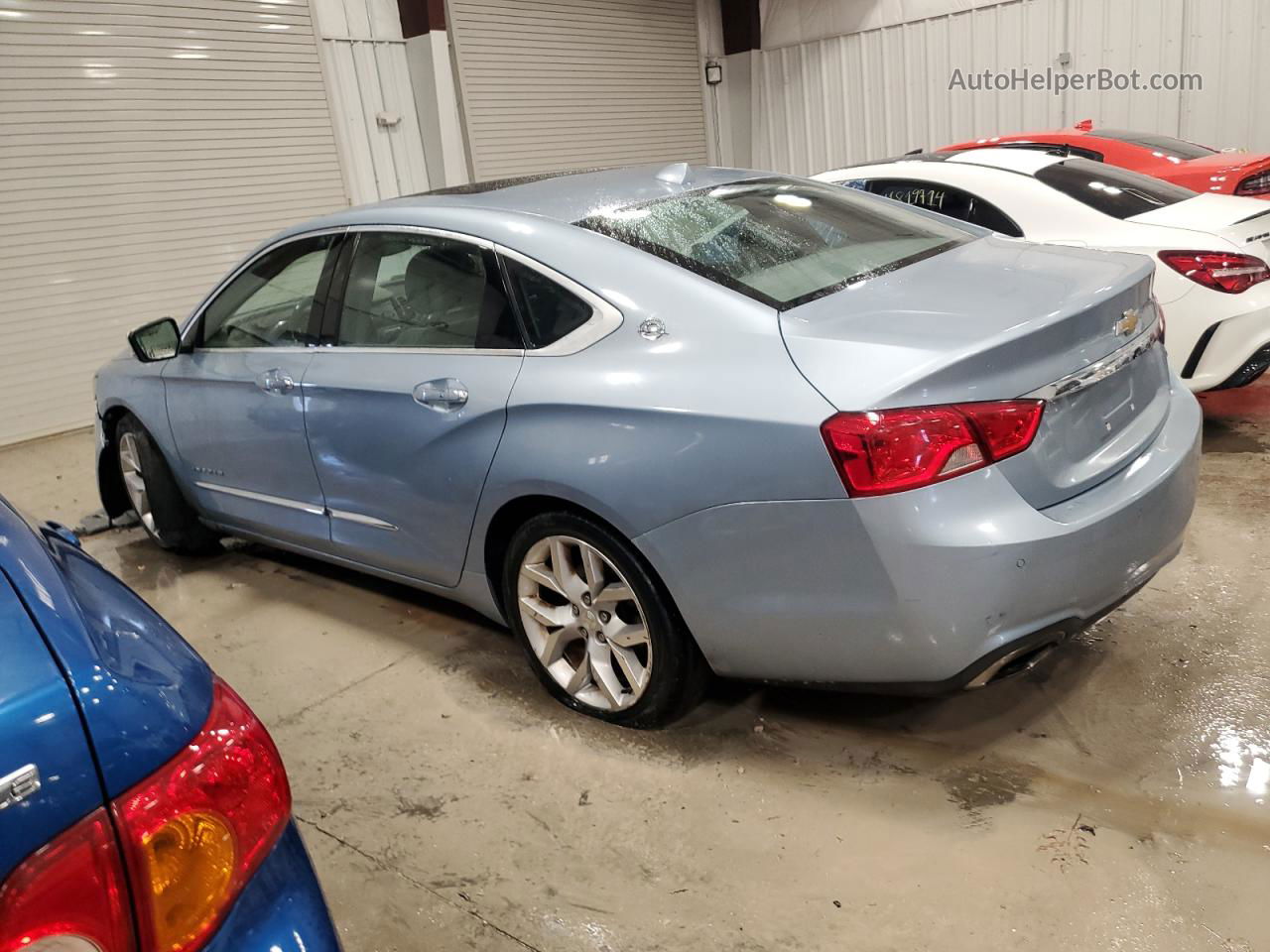 2014 Chevrolet Impala Ltz Blue vin: 1G1155S34EU118278