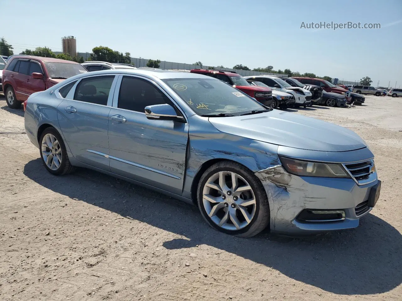 2014 Chevrolet Impala Ltz Blue vin: 1G1155S34EU166363