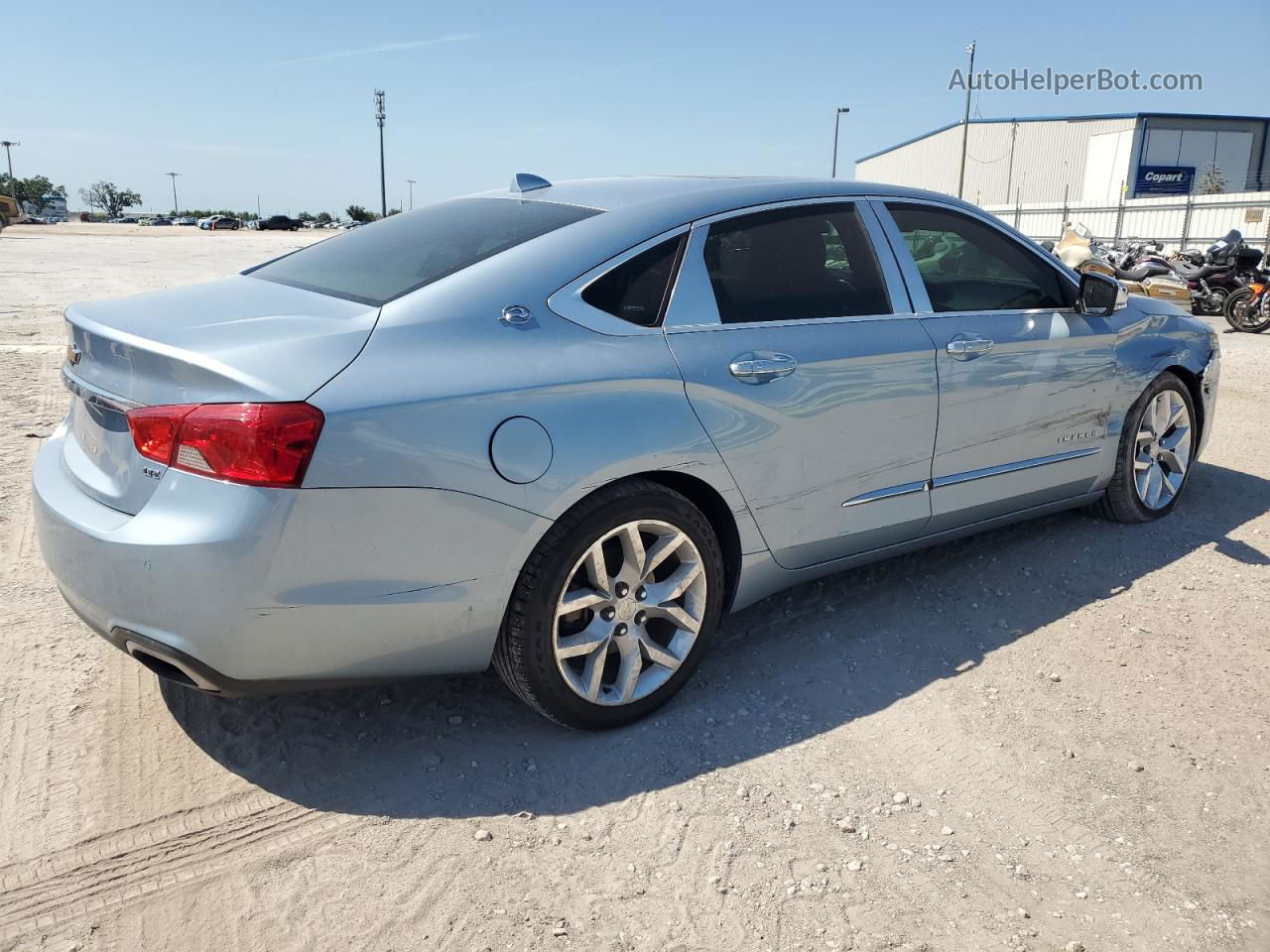 2014 Chevrolet Impala Ltz Blue vin: 1G1155S34EU166363