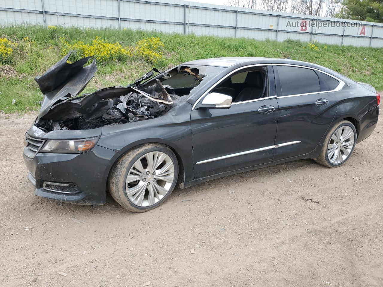 2014 Chevrolet Impala Ltz Black vin: 1G1155S35EU122193