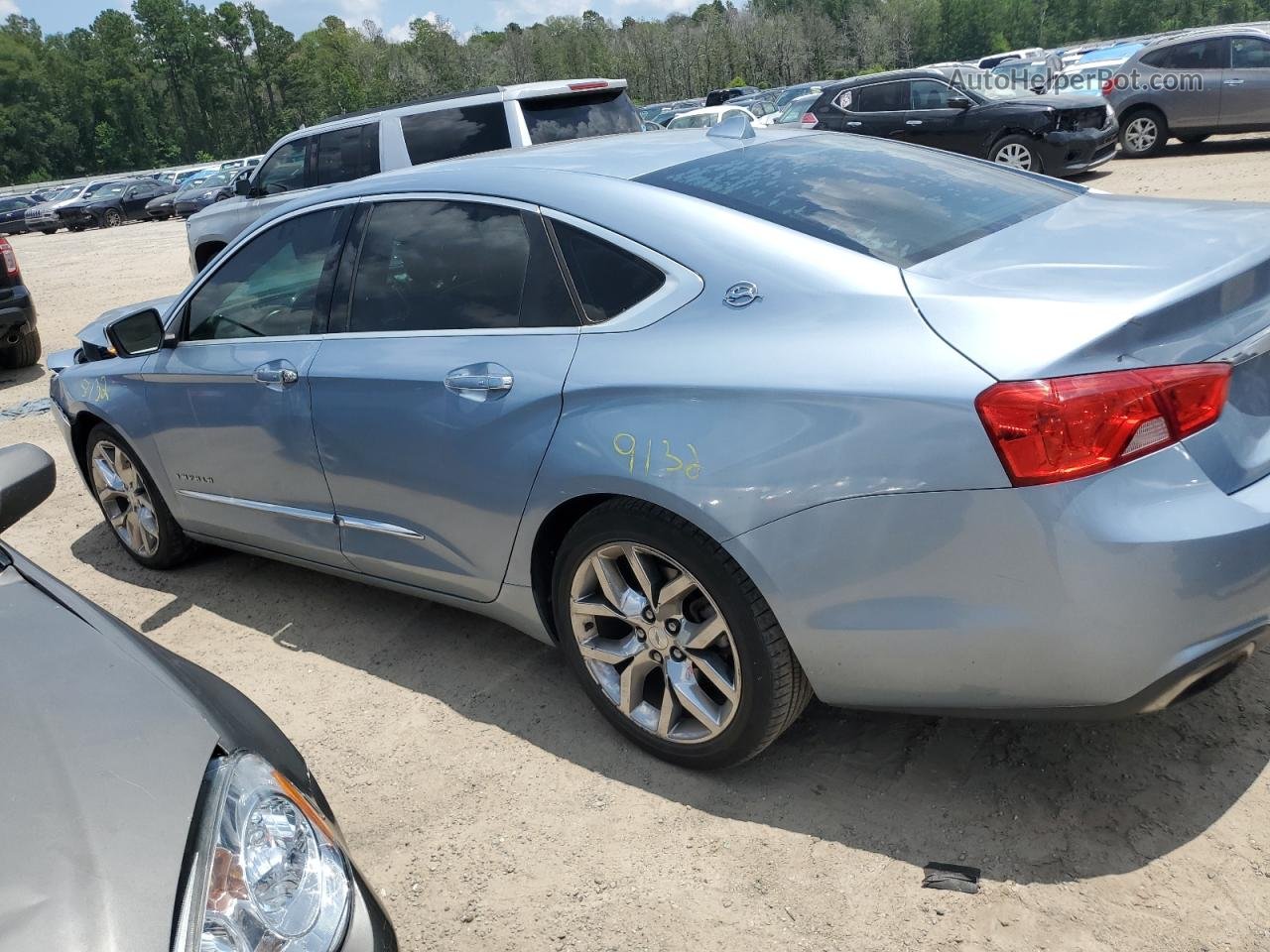 2014 Chevrolet Impala Ltz Blue vin: 1G1155S35EU137034