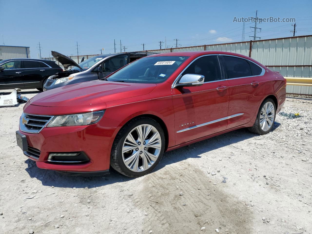 2014 Chevrolet Impala Ltz Red vin: 1G1155S36EU114961