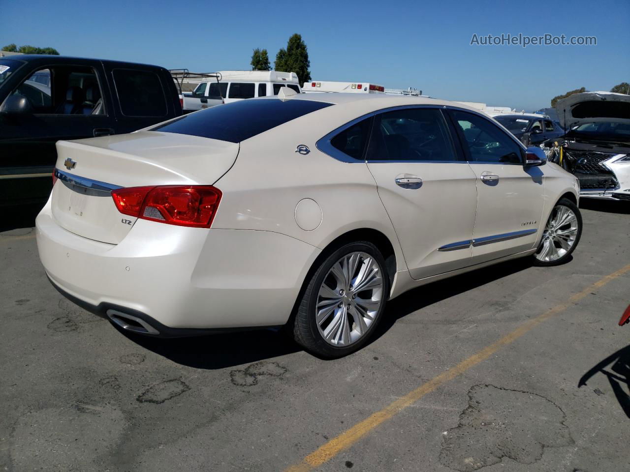 2014 Chevrolet Impala Ltz Белый vin: 1G1155S37EU127959