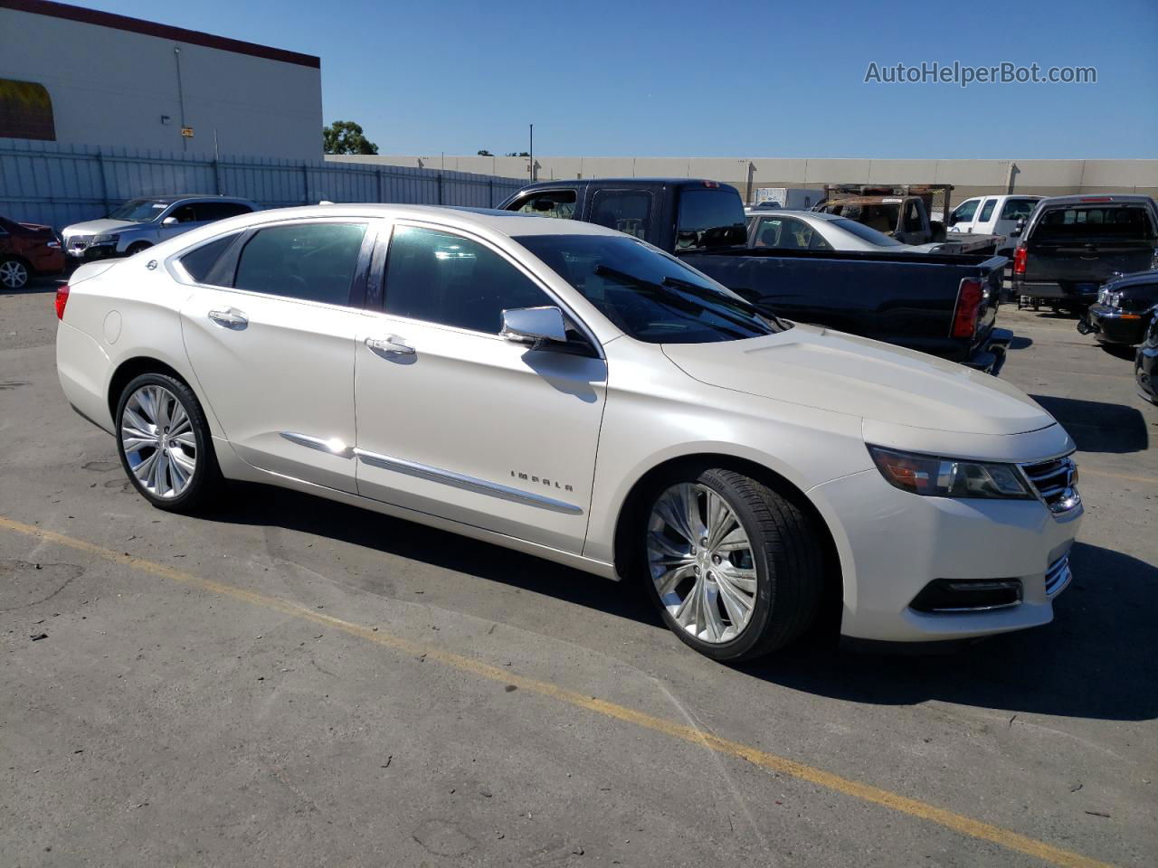 2014 Chevrolet Impala Ltz Белый vin: 1G1155S37EU127959