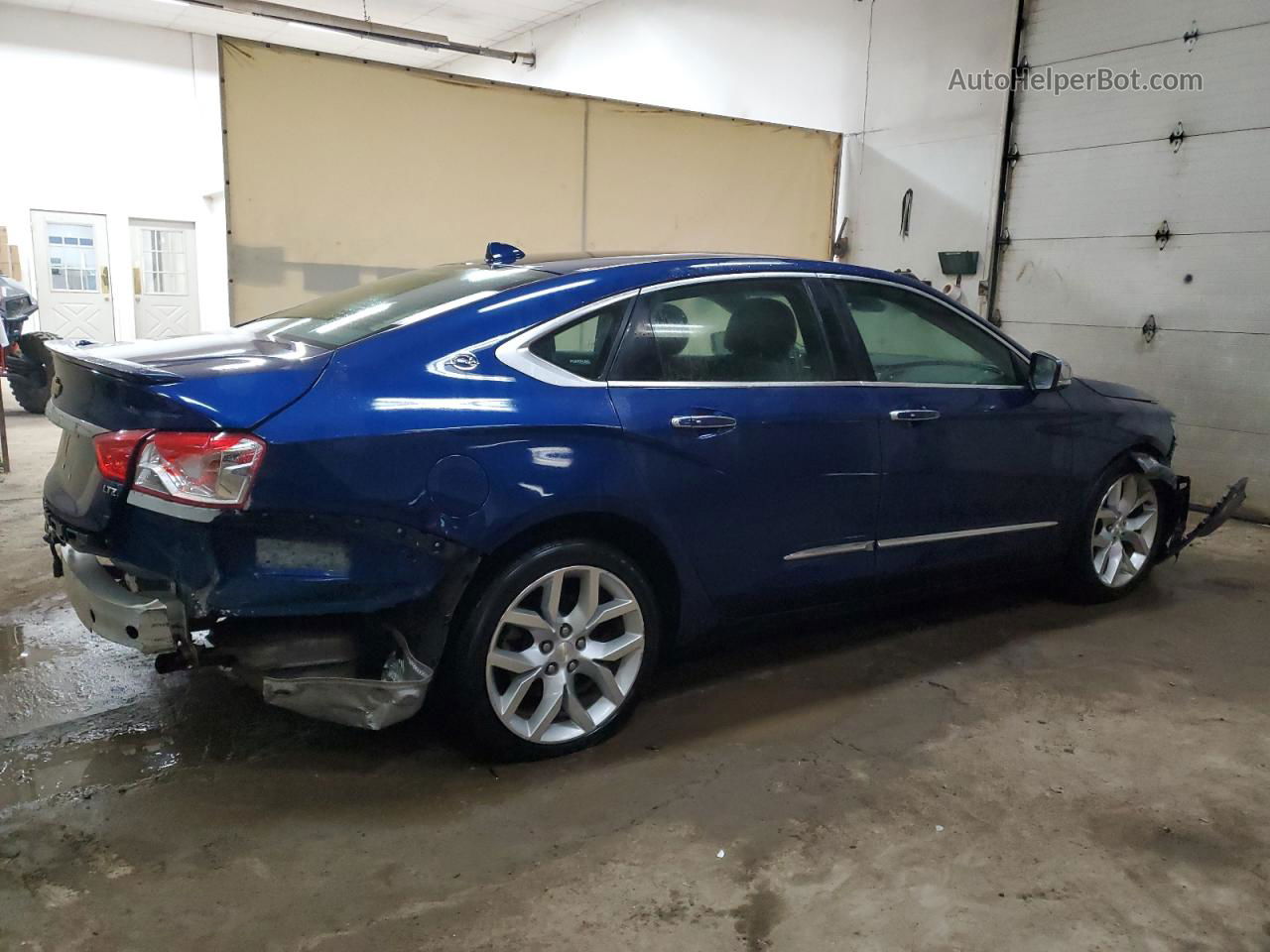 2014 Chevrolet Impala Ltz Синий vin: 1G1155S39EU122455