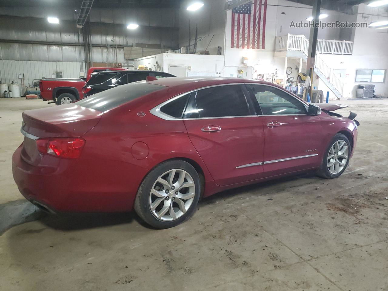 2014 Chevrolet Impala Ltz Maroon vin: 1G1155S3XEU133125