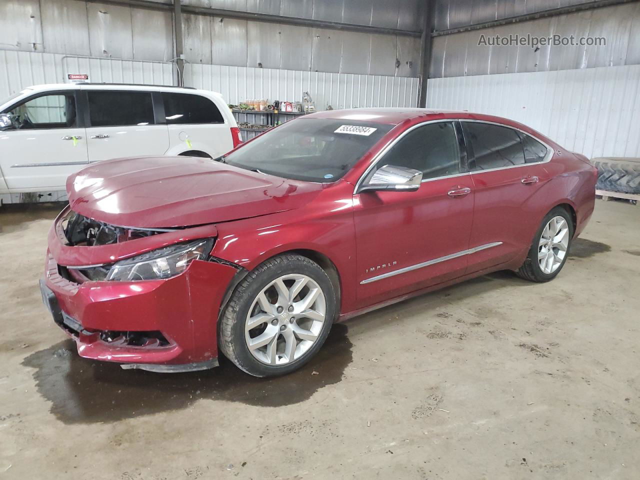 2014 Chevrolet Impala Ltz Maroon vin: 1G1155S3XEU133125