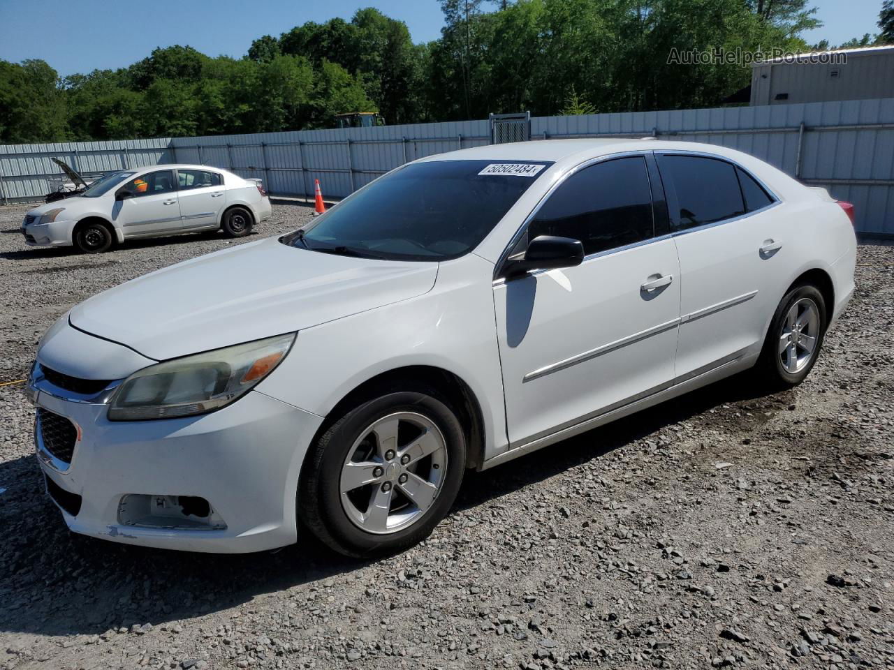 2015 Chevrolet Malibu Ls White vin: 1G11A5SL1FU121829