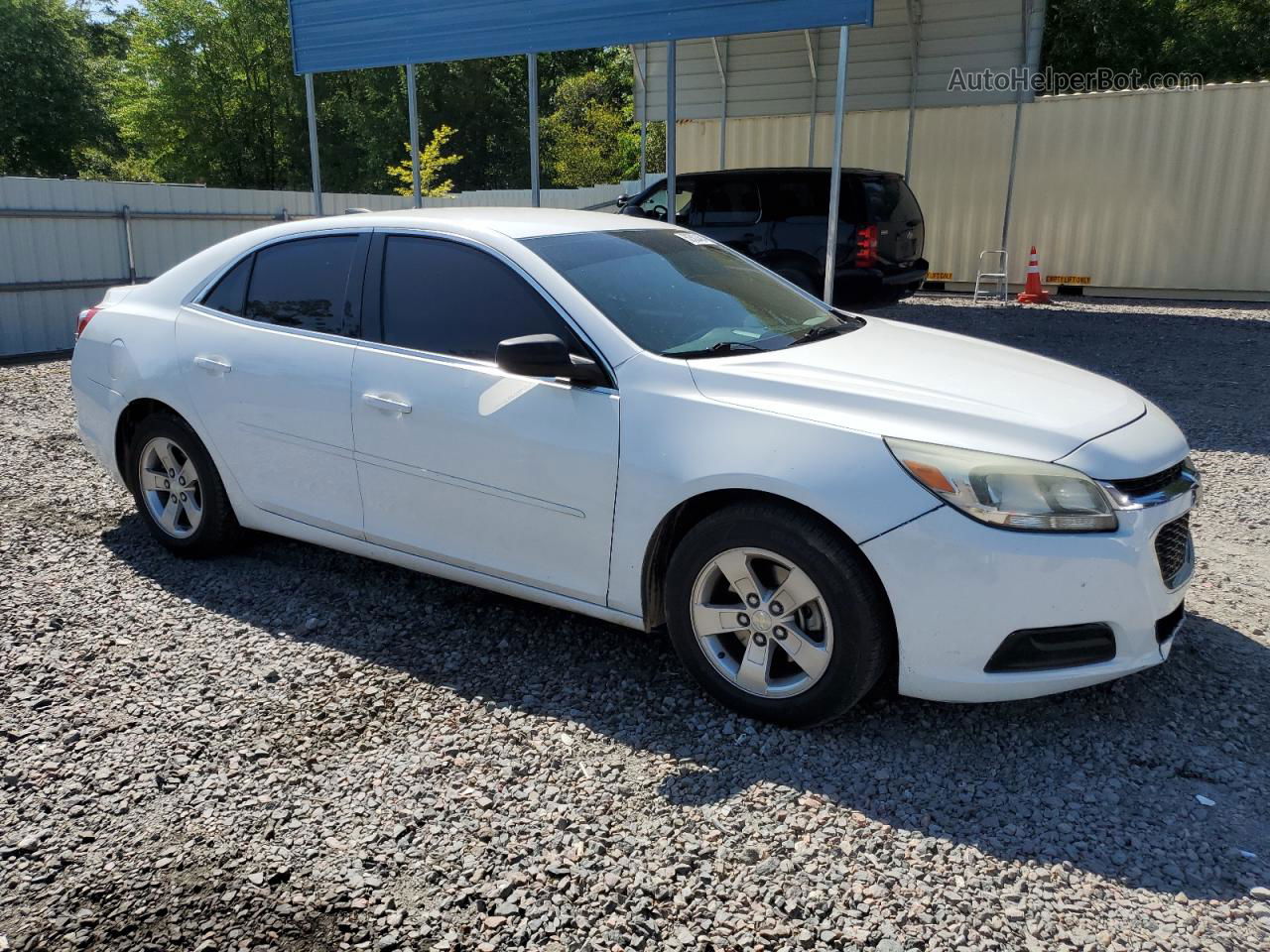 2015 Chevrolet Malibu Ls White vin: 1G11A5SL1FU121829