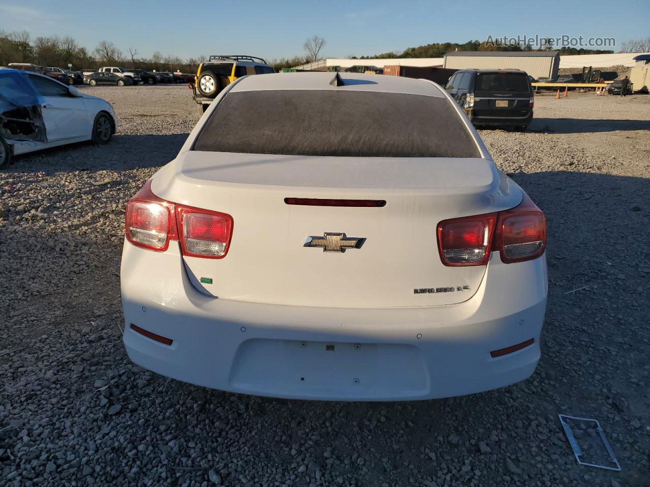 2015 Chevrolet Malibu Ls White vin: 1G11A5SL3FF248585