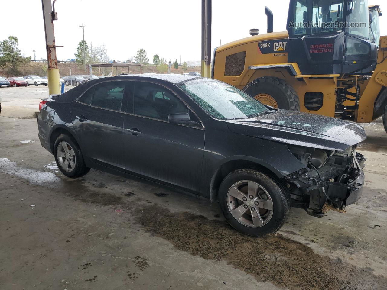 2015 Chevrolet Malibu Ls Black vin: 1G11A5SL4FF170222