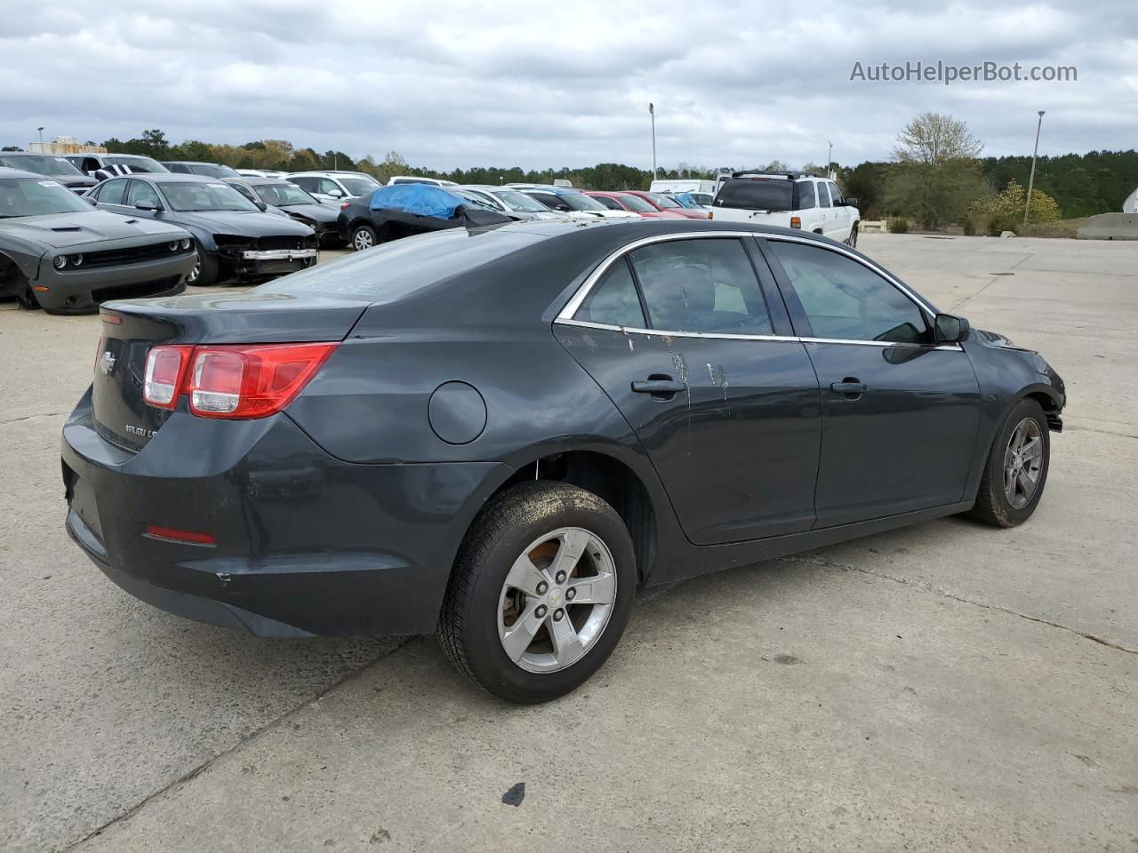 2015 Chevrolet Malibu Ls Black vin: 1G11A5SL4FF170222