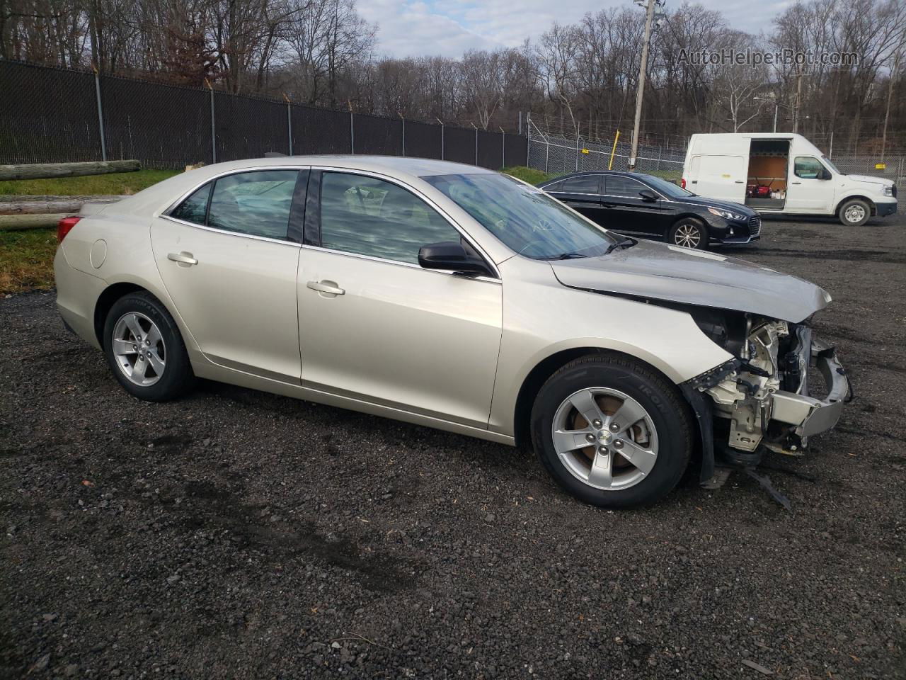 2015 Chevrolet Malibu Ls Beige vin: 1G11A5SL4FF218186