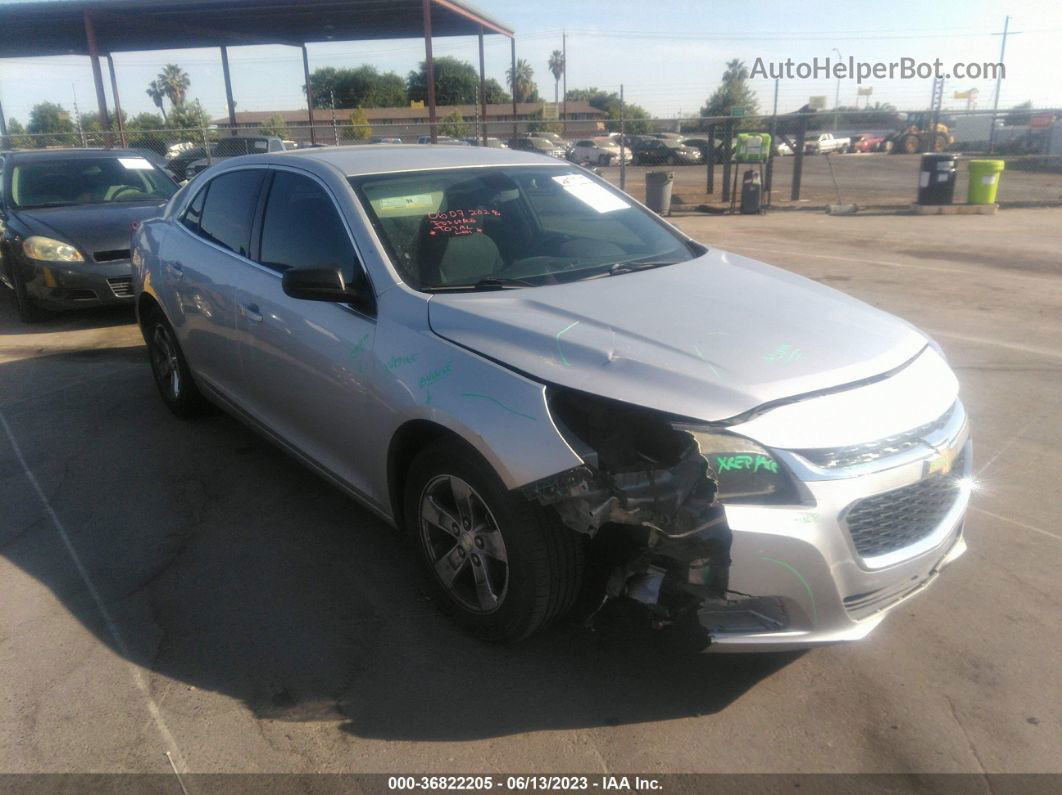 2015 Chevrolet Malibu Ls Silver vin: 1G11A5SL5FF295343