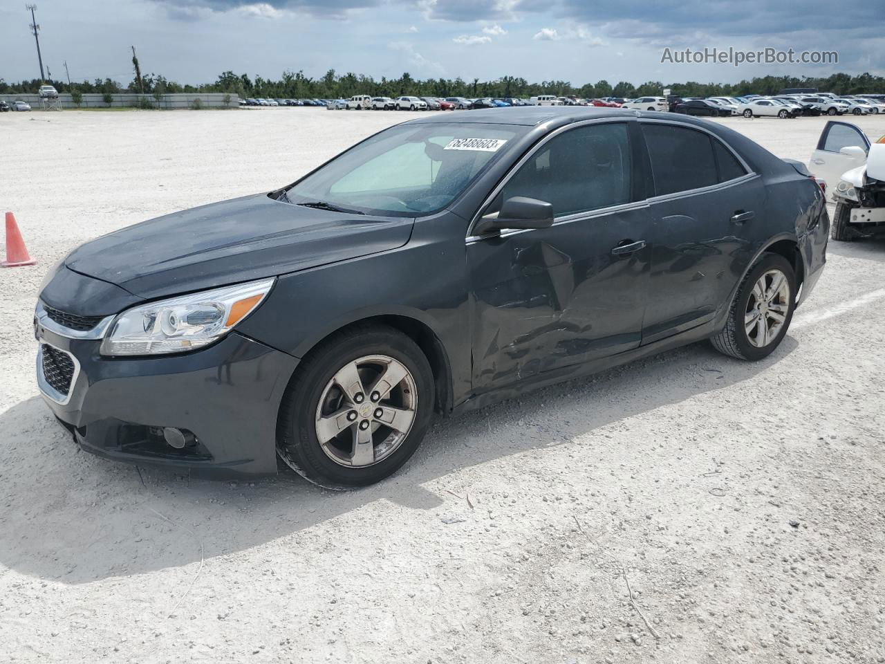 2015 Chevrolet Malibu Ls Charcoal vin: 1G11A5SL7FF168044