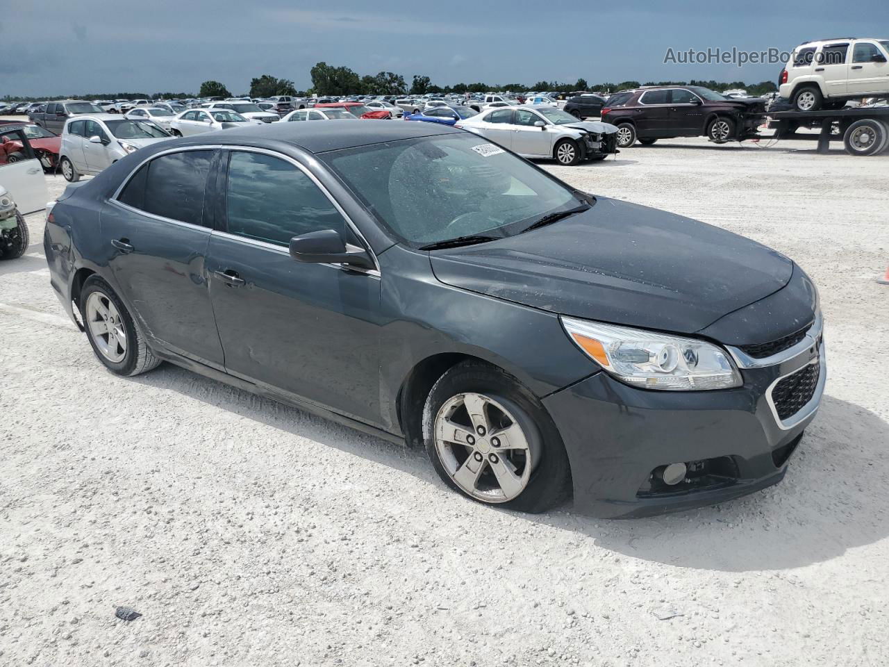 2015 Chevrolet Malibu Ls Charcoal vin: 1G11A5SL7FF168044