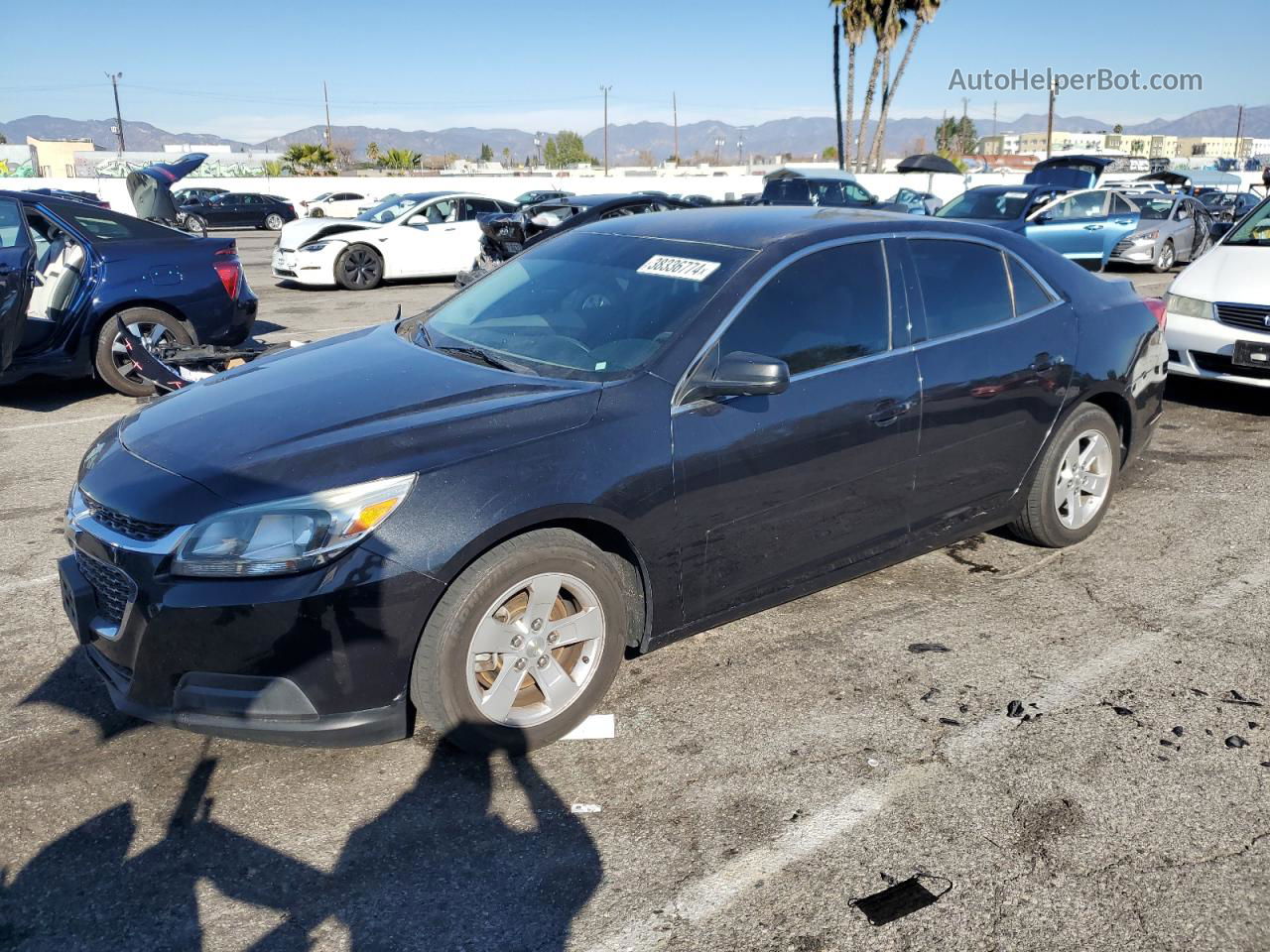 2015 Chevrolet Malibu Ls Серый vin: 1G11A5SL7FF264627