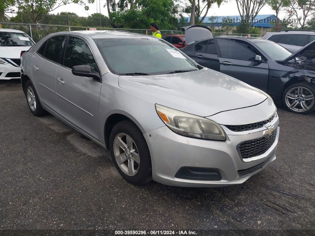 2015 Chevrolet Malibu 1fl Silver vin: 1G11A5SL8FF260392