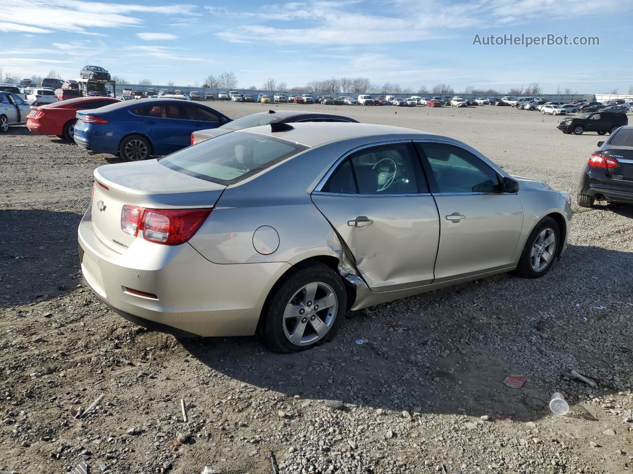 2015 Chevrolet Malibu Ls Золотой vin: 1G11A5SL9FF148734