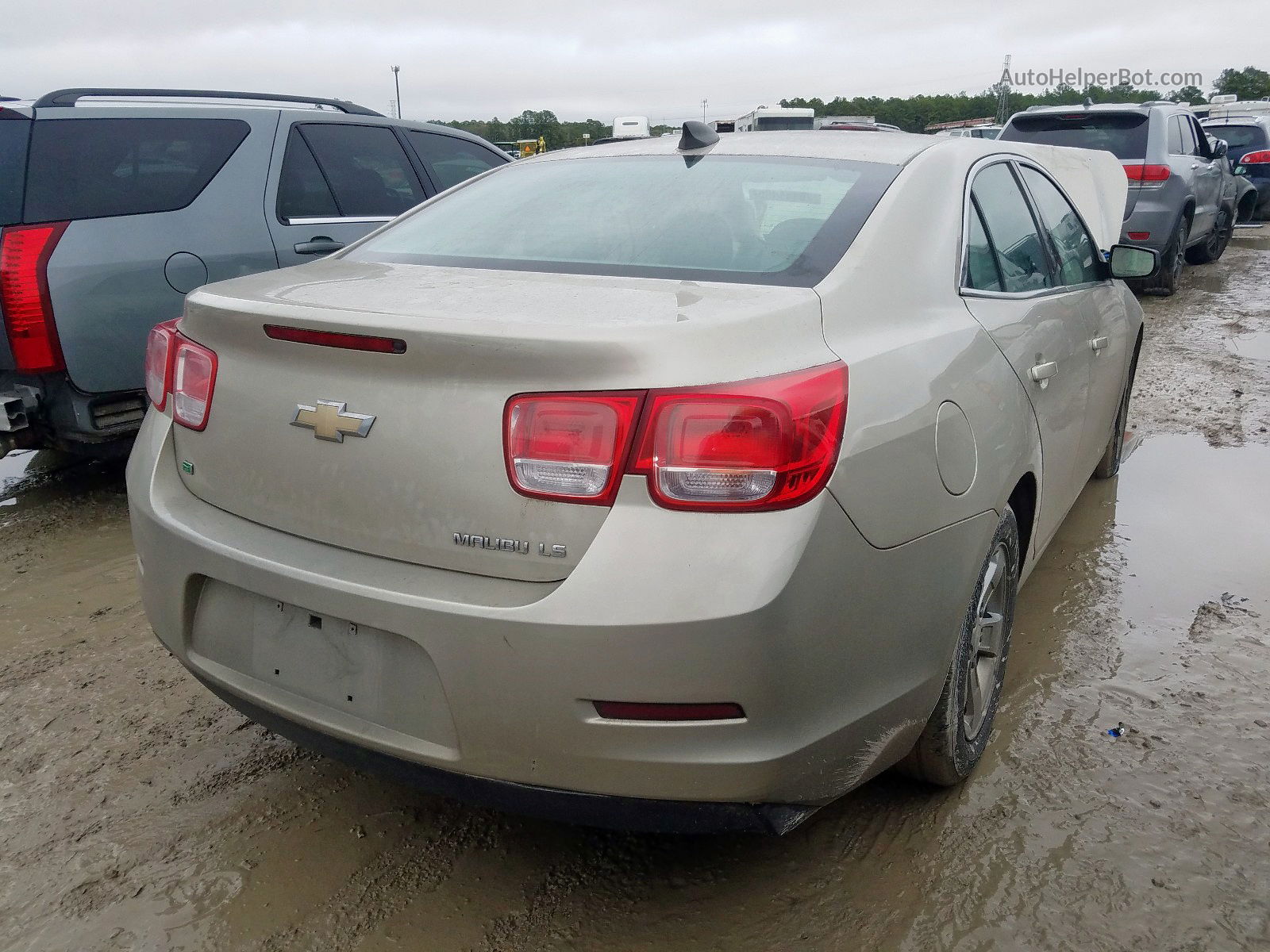 2015 Chevrolet Malibu Ls Beige vin: 1G11A5SLXFF325629