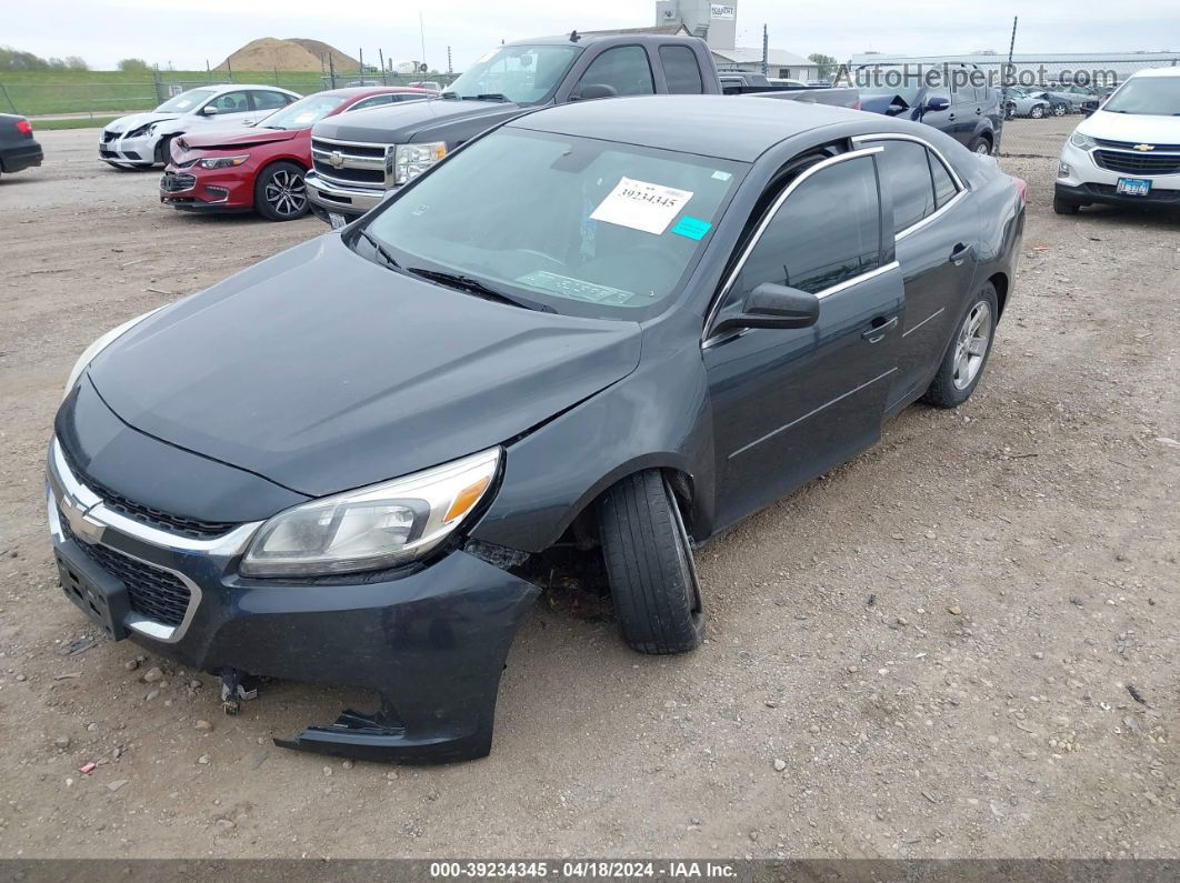 2015 Chevrolet Malibu Ls Gray vin: 1G11B5SL0FF102223