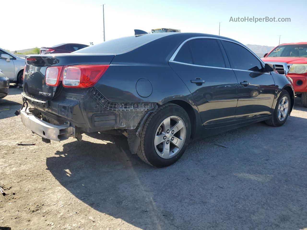 2015 Chevrolet Malibu Ls Charcoal vin: 1G11B5SL0FF194630