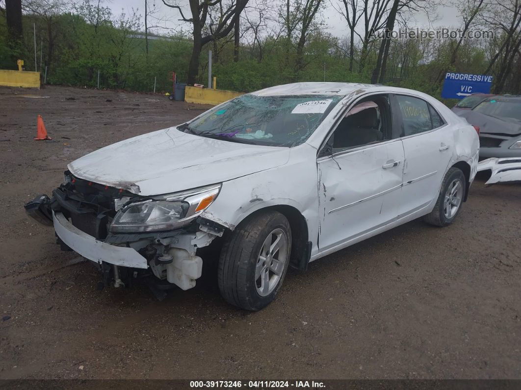 2015 Chevrolet Malibu Ls White vin: 1G11B5SL0FF236472