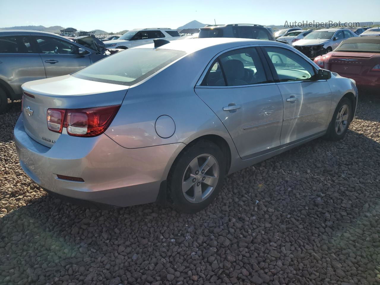 2015 Chevrolet Malibu Ls Silver vin: 1G11B5SL0FF249853