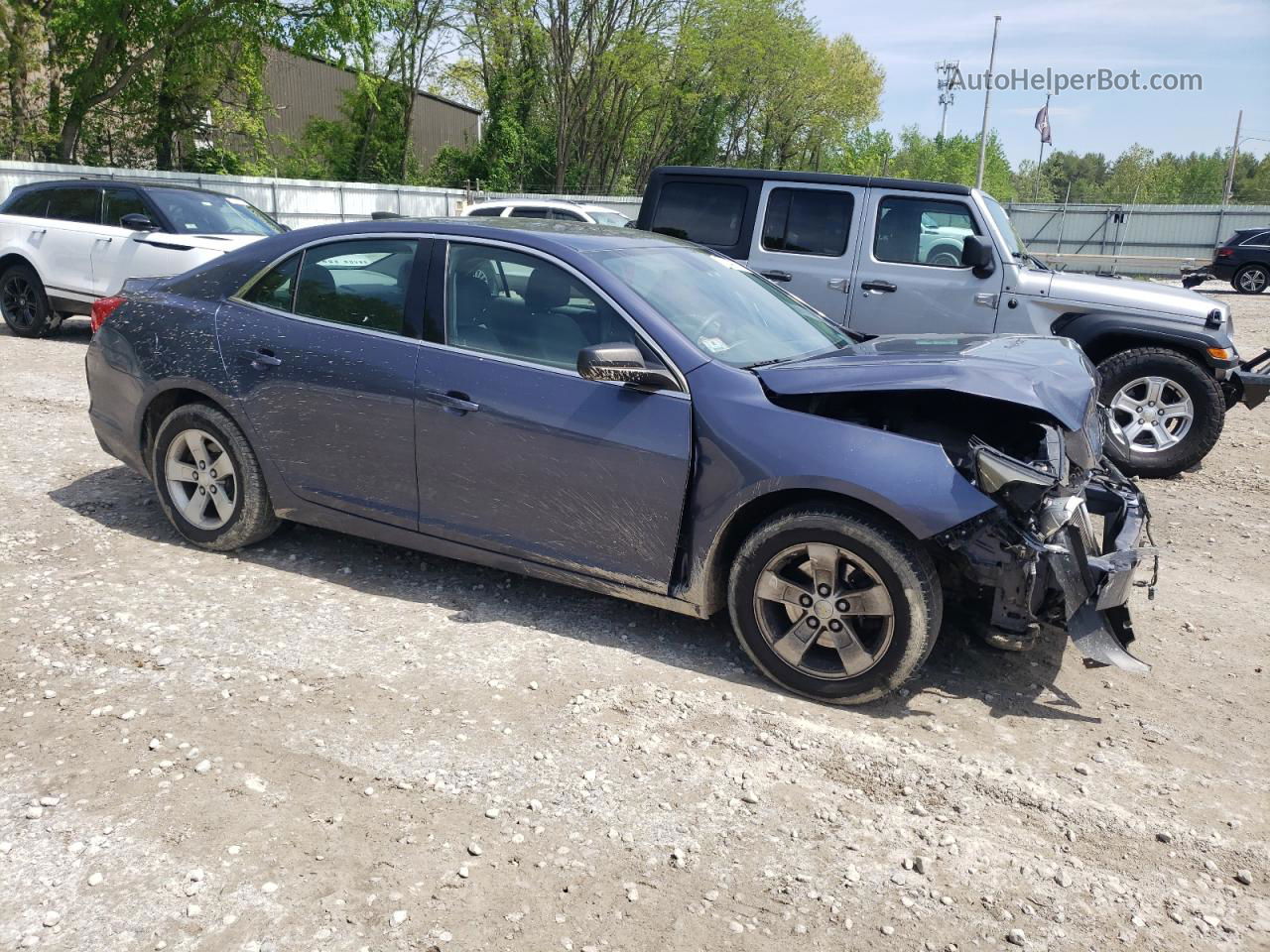 2015 Chevrolet Malibu Ls Blue vin: 1G11B5SL1FF217011