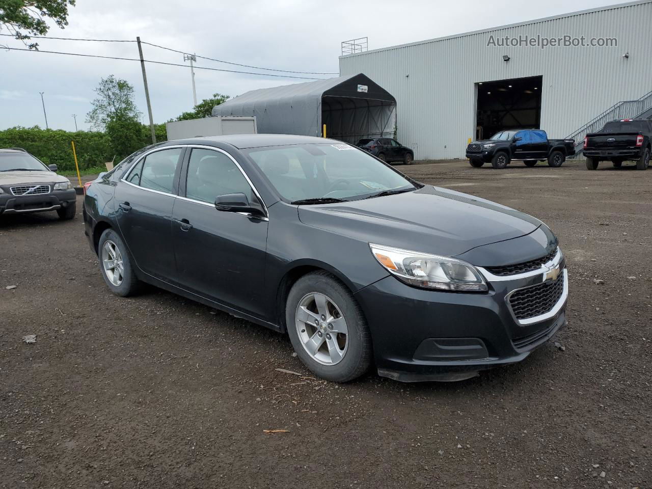 2015 Chevrolet Malibu Ls Charcoal vin: 1G11B5SL1FF324737